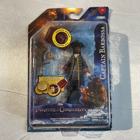 💕Pirates Of The Caribbean on the Stranger Tide Captain Barbosa ActionFig… - Picture 1 of 1